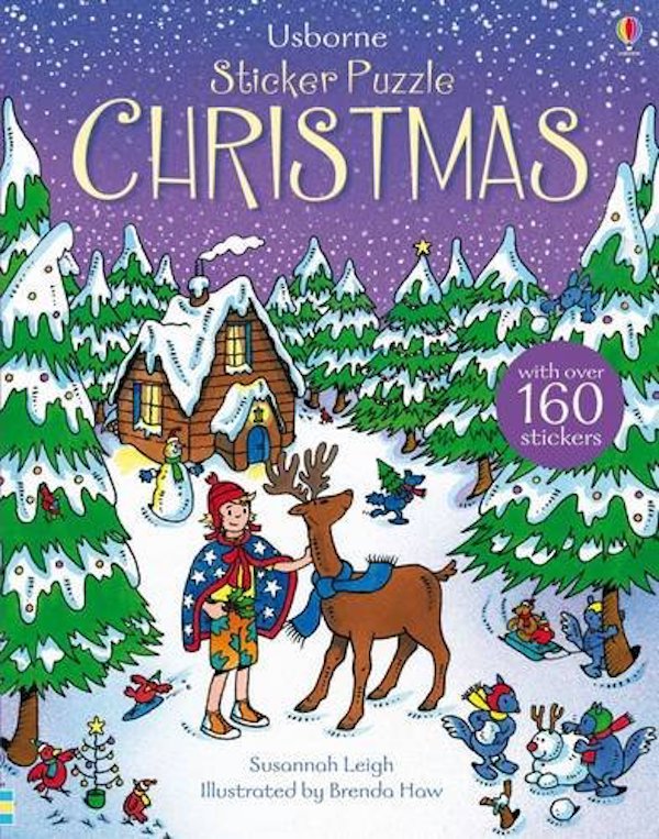 Бумажная книга «Sticker Puzzle Christmas», автор Сюзанна Ли - фото №1