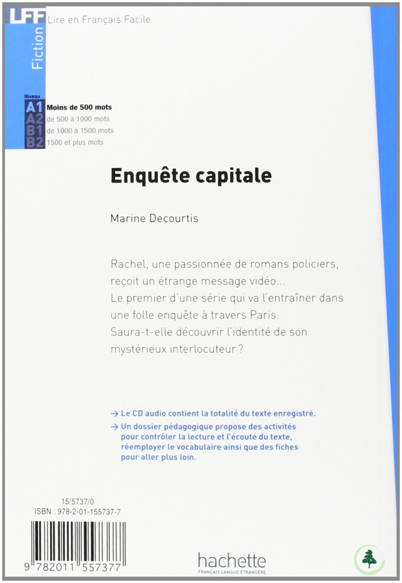 Бумажная книга «Enquete capitale (+ CD audio MP3)», автор Марин де Куртис - фото №1