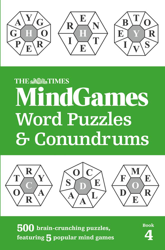 Бумажная книга «The Times MindGames Word Puzzles and Conundrums Book 4: 500 Brain-Crunching Puzzles. Featuring 5 Popular Mind Games» - фото №1