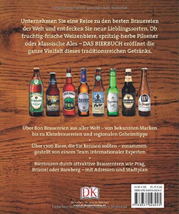 Бумажная книга «Das Bierbuch : Brauereien Marken Biertouren. Über 1700 Biere aus aller Welt», автор Тим Хэмпсон - фото №1