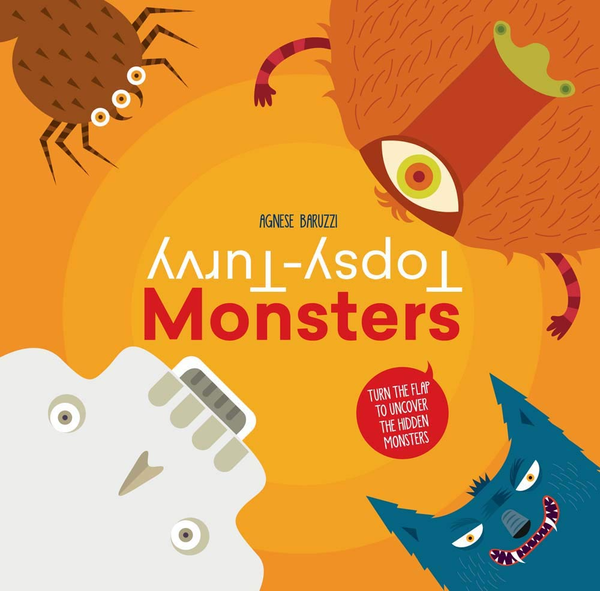 Бумажная книга «Topsy-Turvy Monsters», автор Агнезе Баруцци - фото №1
