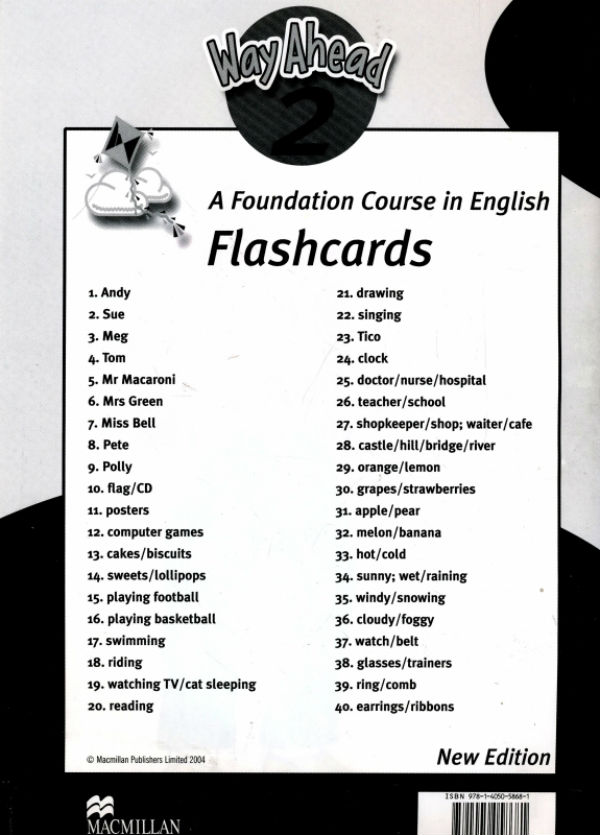 Паперова книга «Way Ahead Revised 2 Flashcards», авторів Прінта Елліс, Мері Боуен - фото №1