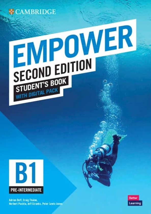 [object Object] «Empower. B1 Pre-Intermediate Student's Book With Digital Pack», авторів Едріан Дофф, Крейг Тейн, Герберт Пухта, Джефф Стренкс, Пітер Льюїс-Джонс - фото №1