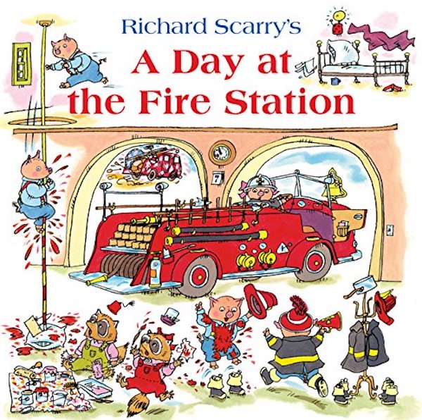 Бумажная книга «A Day at the Fire Station», автор Ричард Скарри - фото №1