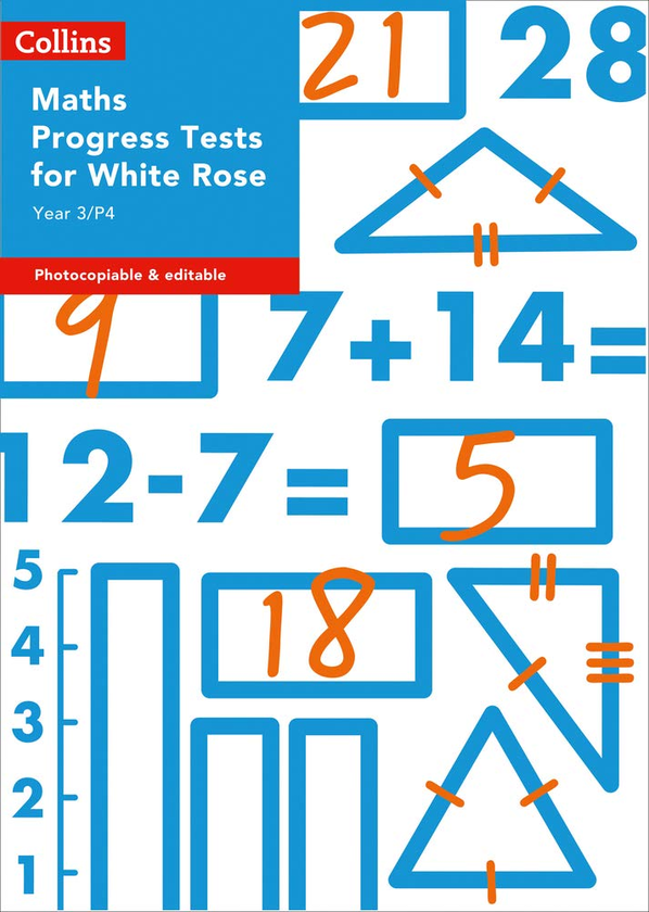 Бумажная книга «Year 3/P4 Maths Progress Tests for White Rose» - фото №1