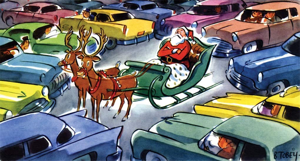Паперова книга «Waiting for Santa Pop-up Advent Calendar» - фото №1