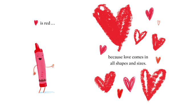 Паперова книга «Love from the Crayons», автор Дрю Дейволт - фото №1