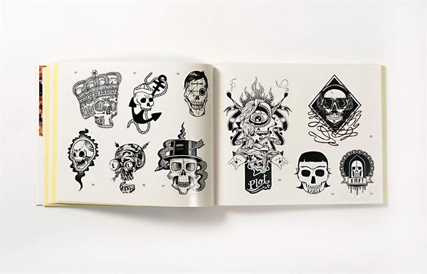 Бумажная книга «Stickerbomb Skulls» - фото №1