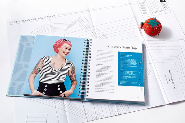 Паперова книга «Gertie Sews Vintage Casual. A Modern Guide to Sportswear Styles of the 1940s and 1950s», автор Гретхен Хірш - фото №1