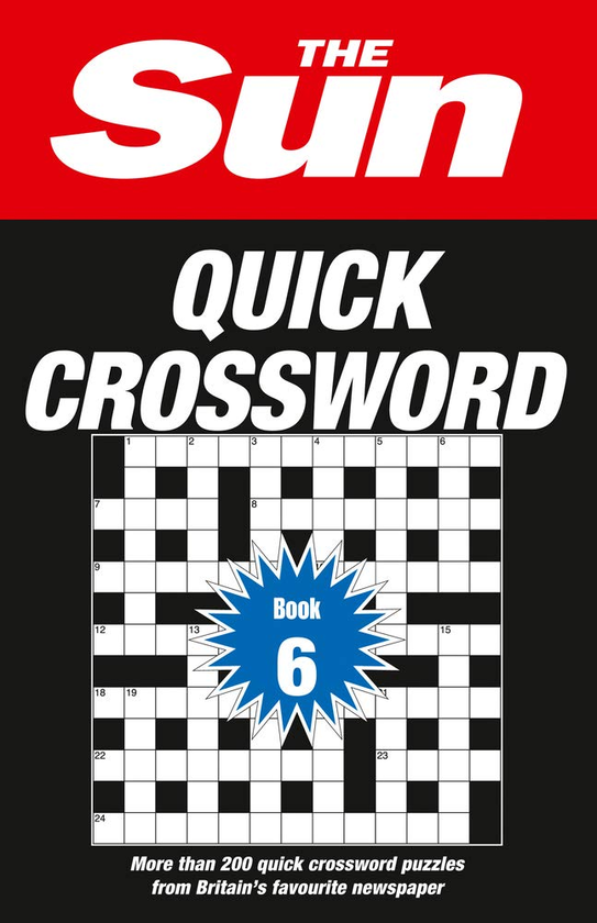 Бумажная книга «The Sun Quick Crossword Book 6» - фото №1