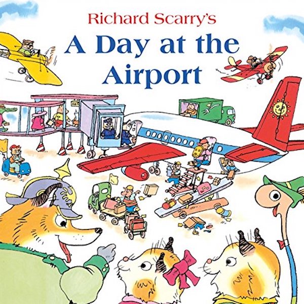 Бумажная книга «A Day at the Airport», автор Ричард Скарри - фото №1