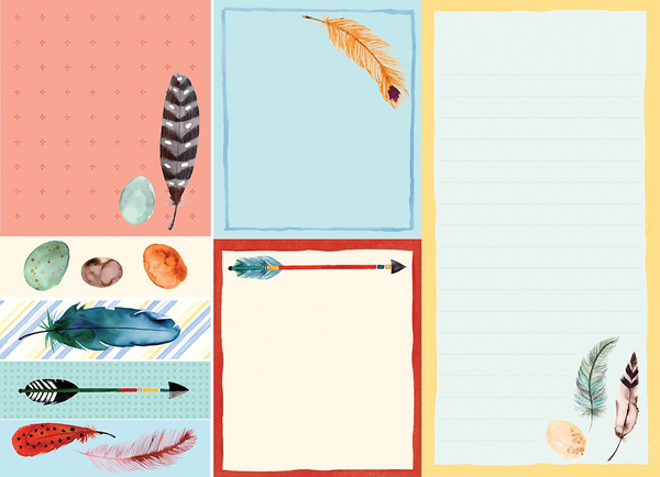 Паперова книга «Arrows & Feathers Sticky Notes » - фото №1
