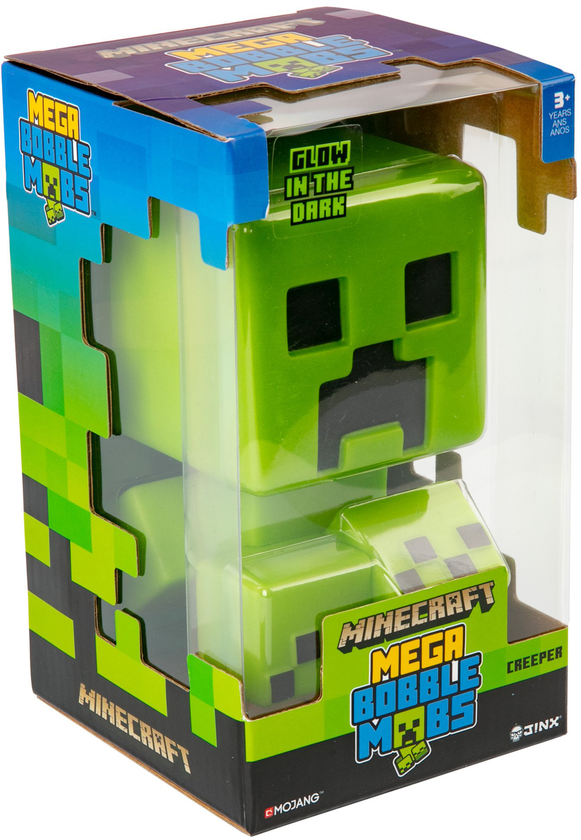 «Фігурка JINX Minecraft Creeper Mega Bobble Mob (JINX-09971VT)», бренду JINX - фото №1