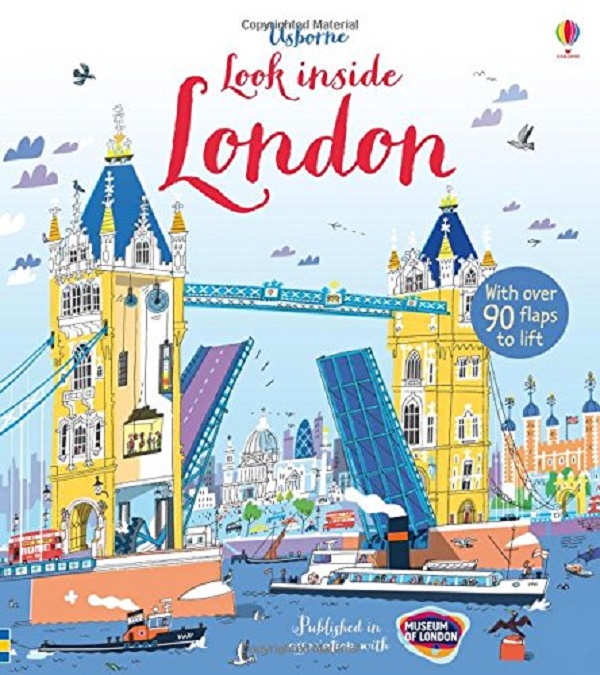 Паперова книга «Look inside London», автор Джонатан Мелмот - фото №1