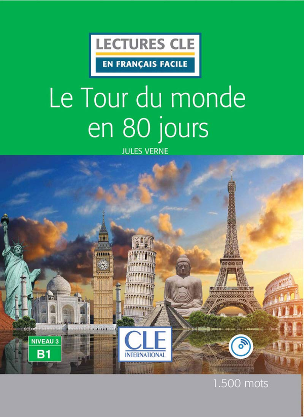 Паперова книга «Le Toure du monde en 80 jours. Livre +CD», автор Жуль Верн - фото №1