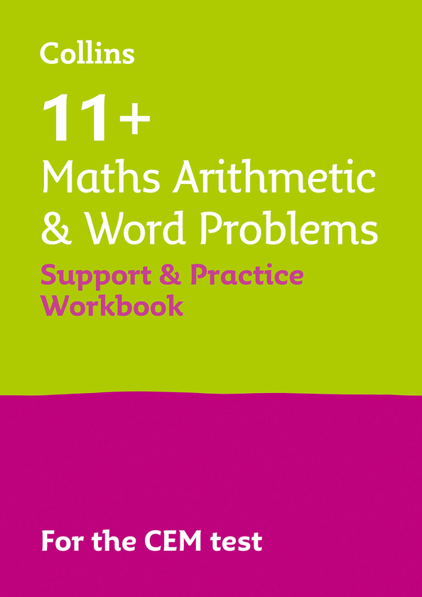 Паперова книга «11+ Maths Arithmetic and Word Problems Support and Practice Workbook : For the Cem 2022 Tests» - фото №1