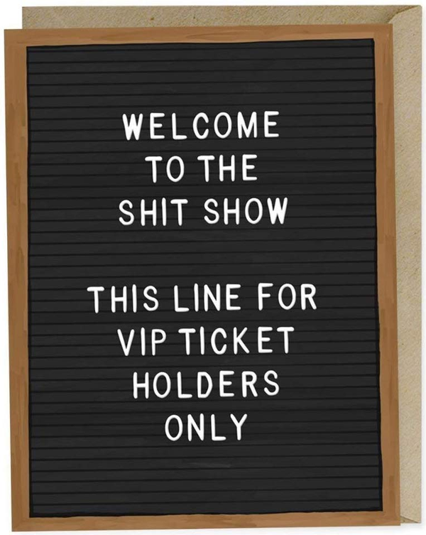 Паперова книга «Shit Show VIP Card» - фото №1