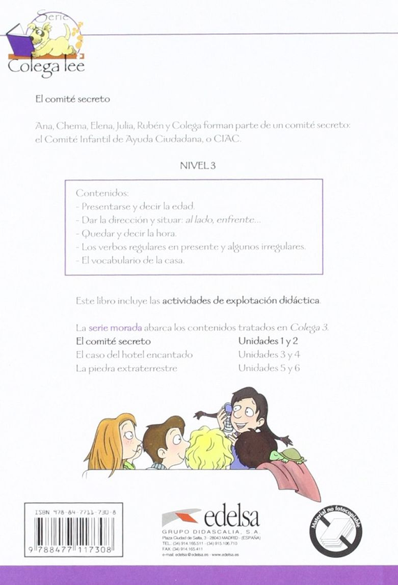 [object Object] «Coleccion Colega Lee. El Comite Secreto », автор Єлена Гонсалес Хортелано - фото №2 - мініатюра