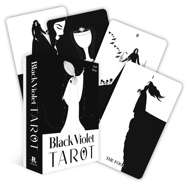 Бумажная книга «Black Violet Tarot» - фото №1
