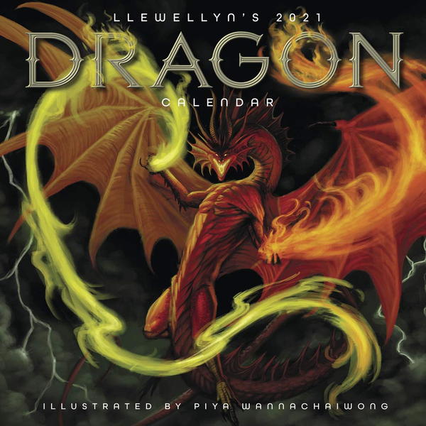 Бумажная книга «Llewellyn's 2021 Dragon Calendar», автор Пия Ванначайвонг - фото №1