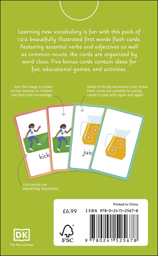 Бумажная книга «English for Everyone Junior. First English Words Flash Cards» - фото №1