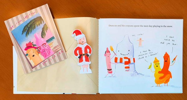 Паперова книга «The Crayons’ Christmas», автор Дрю Дейволт - фото №1