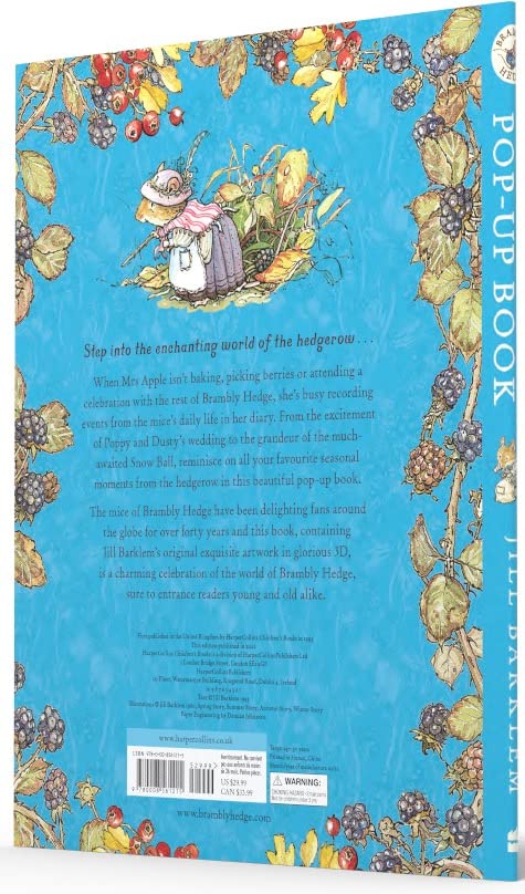 Паперова книга «The Brambly Hedge Pop-Up Book», автор Джилл Барклем - фото №1