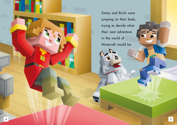 [object Object] «Minecraft Young Readers: The Sky's the Limit!», автор Mojang AB - фото №2 - миниатюра