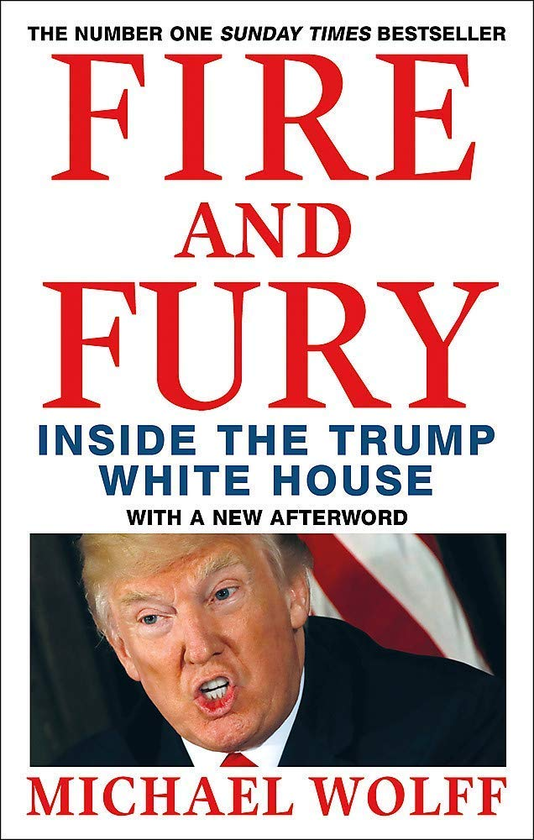 Бумажная книга «Fire and Fury», автор Майкл Волф - фото №1
