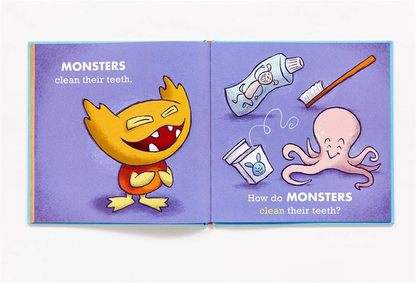 Бумажная книга «Monsters Go Night-Night» - фото №1