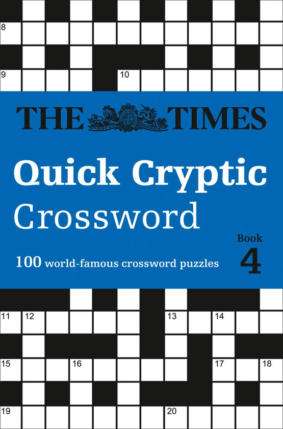 Паперова книга «The Times Quick Cryptic Crossword Book 4: 100 world-famous crossword puzzles» - фото №1