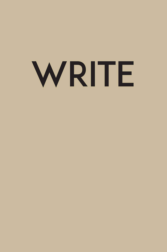 Бумажная книга «Write. Medium Kraft» - фото №1