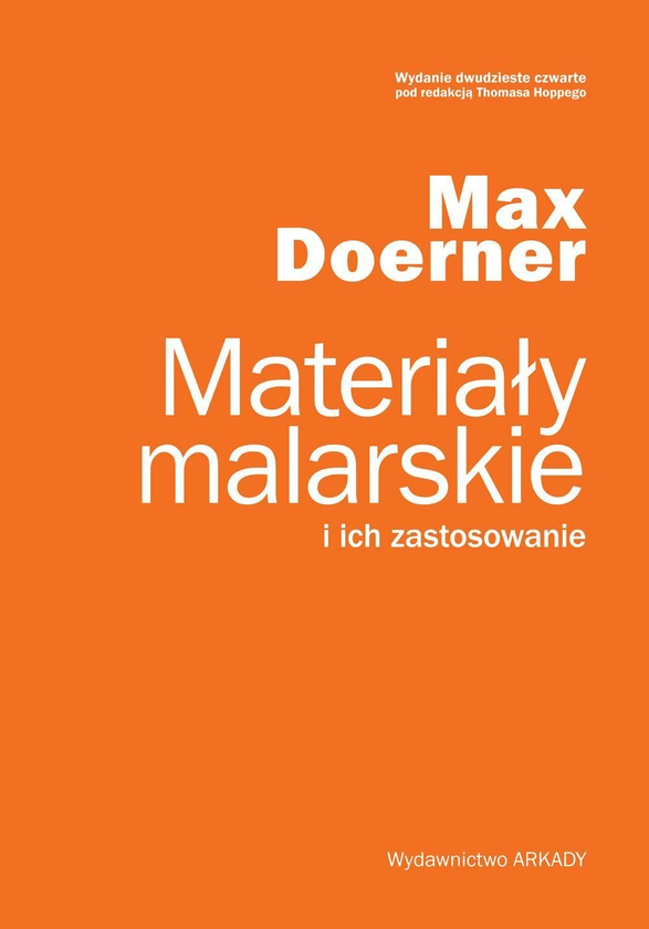 Бумажная книга «Materialy malarskie i ich zastosowanie», автор Макс Доернер - фото №1