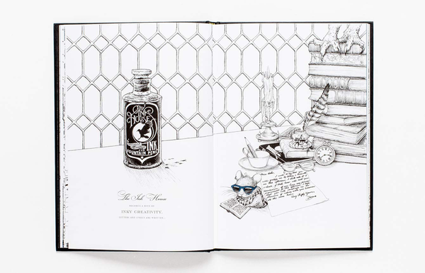 Паперова книга «The Ink House. A Gothic Mansion Colouring Book», автор Рорі Добнер - фото №1