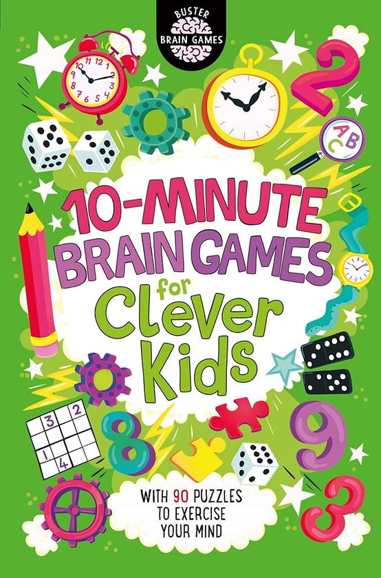 Бумажная книга «10-Minute Brain Games for Clever Kids», автор Гарет Мур - фото №1