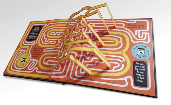 Паперова книга «The Incredible Pop-Up Maze», автор Енді Менсфілд - фото №1