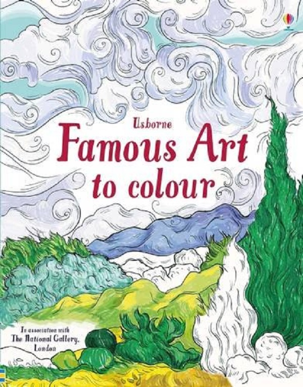 Бумажная книга «Famous Art to Colour», автор Сью Мередит - фото №1