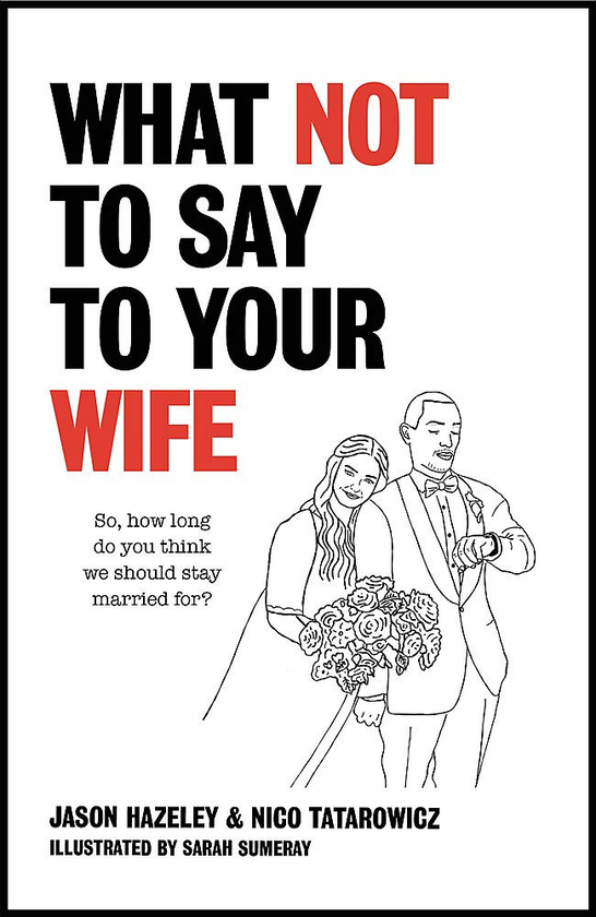 Паперова книга «What Not to Say to Your Wife», авторів Джейсон Хейзлі, Ніко Татарович - фото №1