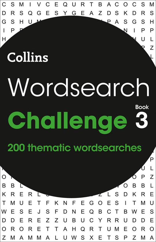 Бумажная книга «Wordsearch Challenge book 3: 200 themed wordsearch puzzles» - фото №1