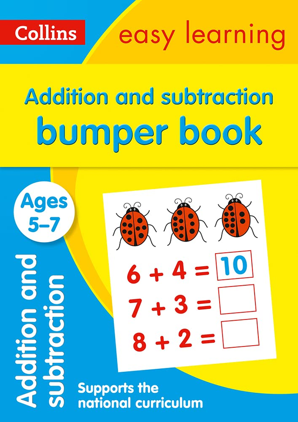 [object Object] «Addition and Subtraction Bumper Book Ages 5-7: Ideal for Home Learning» - фото №1