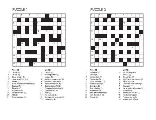[object Object] «Crossword Challenge Book 5: 200 quick crossword puzzles» - фото №2 - миниатюра