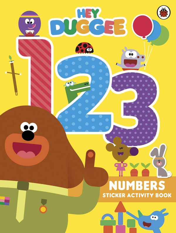 Бумажная книга «Hey Duggee. 123. Numbers Sticker Activity Book» - фото №1