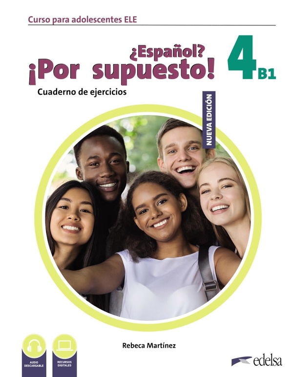 [object Object] «¿Español? ¡Por supuesto! 4 (B1). Cuaderno de ejercicios», автор Ребека Мартінес - фото №1