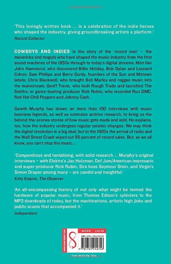 Бумажная книга «Cowboys and Indies : The Epic History of the Record Industry», автор Гарет Мерфи - фото №1