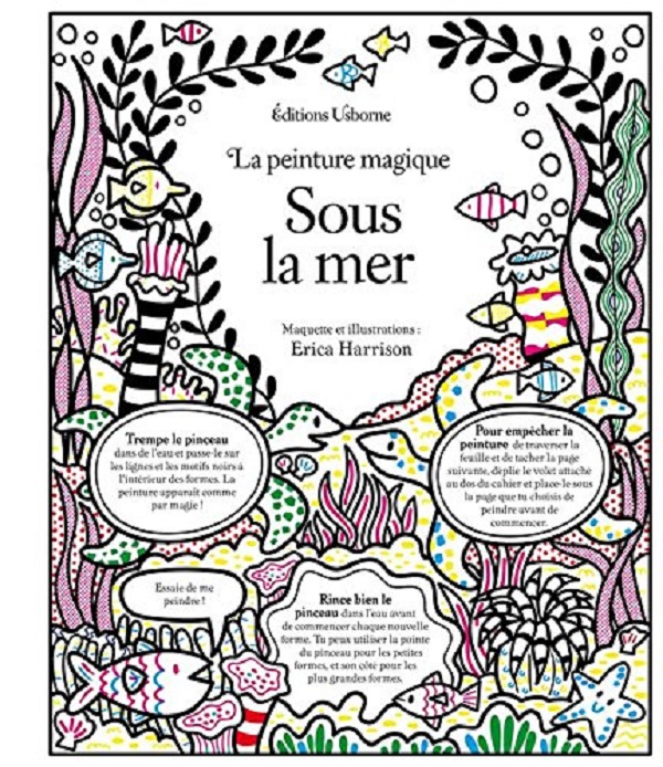 Бумажная книга «Under the Sea Magic Painting», автор Фиона Уотт - фото №1