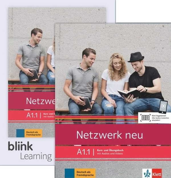 [object Object] «Netzwerk neu A1.1. Media Bundle BlinkLearning. Kurs- und Übungsbuch mit Audios und Videos», авторів Стефані Денглер, Таня Майр-Зібер, Пол Руш, Гелен Шмітц - фото №1