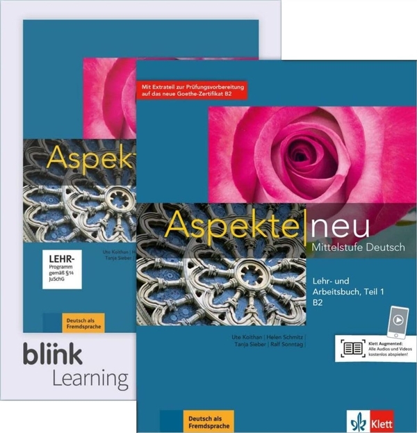 [object Object] «Aspekte neu B2. Teil 1. Media Bundle BlinkLearning. Lehr- und Arbeitsbuch mit Audios» - фото №1