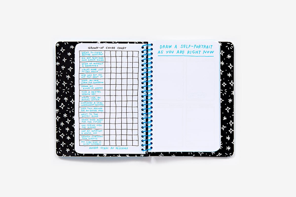 Бумажная книга «Adam J. Kurtz Then and Now Undated 12-Month Agenda with Stickers» - фото №1