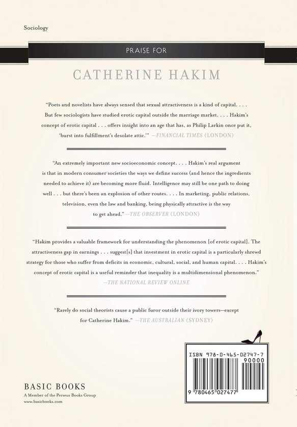 Бумажная книга «Erotic Capital : The Power of Attraction in the Boardroom and the Bedroom», автор Кэтрин Хаким - фото №1