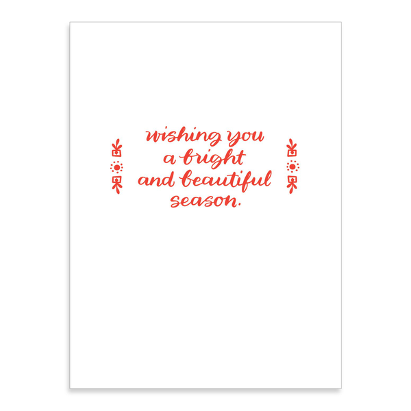 Бумажная книга «Festive Folk Tree Embellished Notecards» - фото №1